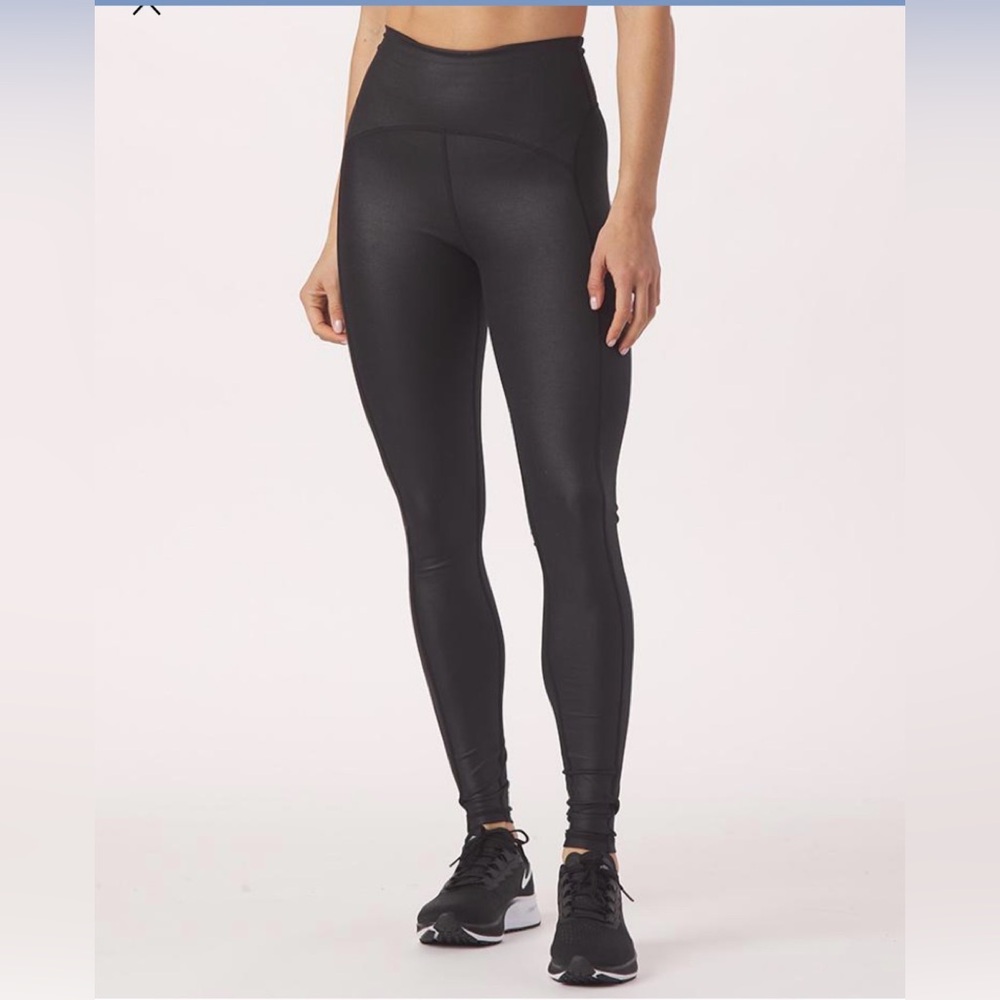 Glyder To The Point Black Gloss Leggings